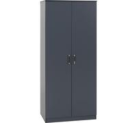 Seconique Dakota 2 Door Wardrobe in Dark Grey