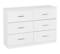 Seconique Dakota 6 Drawer Chest in White
