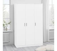 Seconique Dakotia 3 Door Wardrobe in White Seconique White