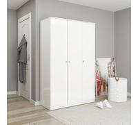 Seconique Denver 3 Door Wardrobe in White Seconique White