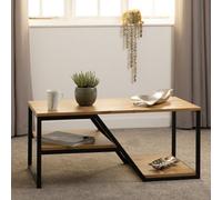 Seconique Durham Coffee Table - Light Oak Effect, Brown