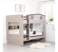 Seconique Hector Small Double Bunk Bed - Ash Grey