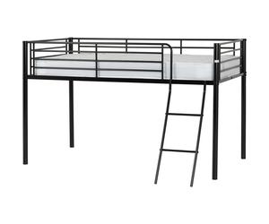 Seconique Kora 3' Single Mid Sleeper Bed in Black