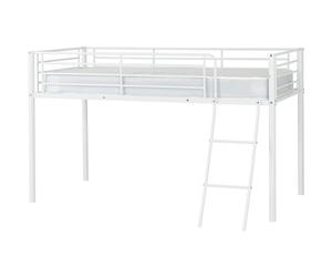 Seconique Kora 3' Single Mid Sleeper Bed in White