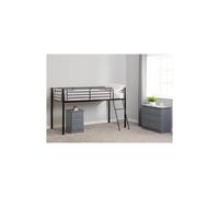 Seconique Kora Mid Sleeper Single in Black Seconique Black Single