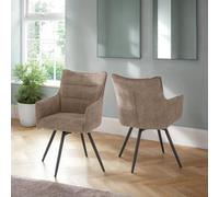 Seconique Lewis Carver Swivel Chair (2 Per Box)