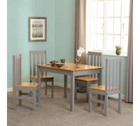 Ludlow 1+4 Dining Set Seconique Grey One Size