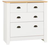 Seconique Ludlow White & Oak Lacquer 2+2 Chest