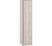 Seconique Malvern 1 Door Wardrobe in Urban Snow