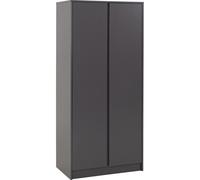 Seconique Malvern 2 Door Wardrobe in Grey