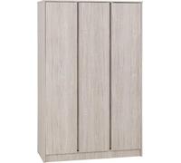 Seconique Malvern 3 Door Triple Wardrobe - Urban Snow