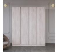 Seconique Malvern 4 Door Wardrobe Urban Snow
