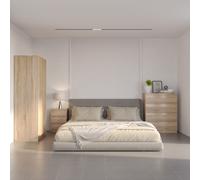 Seconique Malvern Trio Set - Sonoma Oak Effect, Brown