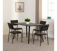 Marlow and Sheldon Dining Set Seconique Grey One Size