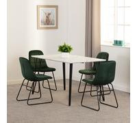 Seconique Marlow & Lukas Dining Set in Emerald Seconique Emerald