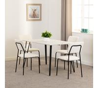 Marlow and Sheldon Dining Set Seconique Ivory One Size