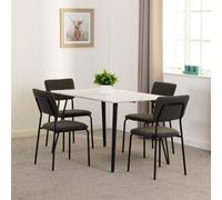 Marlow and Sheldon Dining Set Seconique Grey One Size