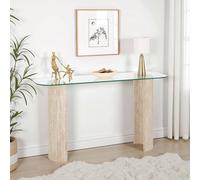 Seconique Modena Console Table - Cream Marble Effect