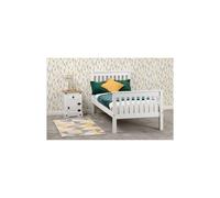 Seconique Monaco 3' High End Bed - White, White