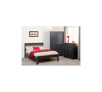 Monaco Low Foot End Bed Frame Charcoal (Grey)