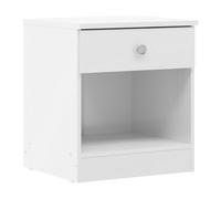 Seconique Multi Pack Of 2 - Denver 1 Drawer Bedside Table - L36 X W45.5 X H40 Cm - White Gloss
