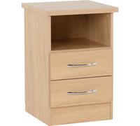 Seconique Nevada 2 Drawer Bedside in Sonoma Oak Effect