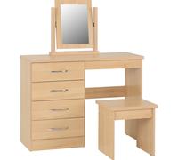 Seconique Nevada Dressing Table Set in Sonoma Oak Effect