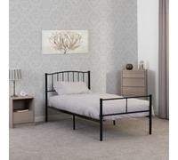 Seconique Newton 3' Single Bed in Black Seconique Black Single