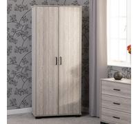 Seconique Oliver 2 Door Wardrobe Light Oak Effect