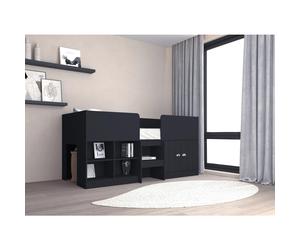 Seconique Orlando Low Sleeper Bed in Dark Grey