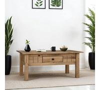 Seconique Panama 1 Drawer Coffee Table in Natural Seconique Natural