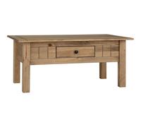 Seconique Panama 1 Drawer Coffee Table in Natural Wax