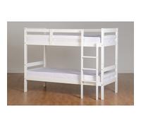Seconique Panama 3ft Wooden Bunk Bed - White