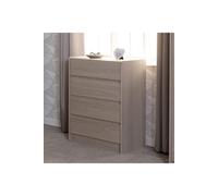 Seconique Paris 4 Drawer Chest - Smoked Ash Effect