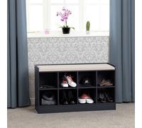 Seconique Portland Shoe Bench - Navy Blue
