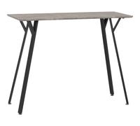 Seconique Quebec Bar Table in Concrete Effect/Black