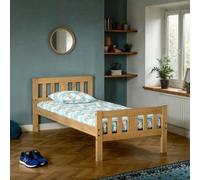 Seconique Rio 3' Bed - Distressed Waxed Pine, Brown