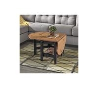Seconique Santos Drop Leaf Coffee Table in Black Seconique Black
