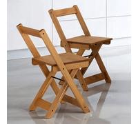 Seconique Santos Folding Chair (Box Of 2) Natural Wax