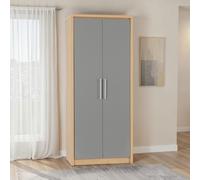 Seconique Seville 2 Door Wardrobe in Grey Seconique Grey