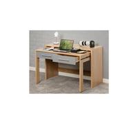 Seville 2 Drawer Slider Desk Seconique Grey One Size