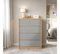 Seville 3+2 Drawer Chest Seconique Grey One Size