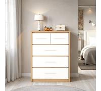 Seville 3 Plus 2 Drawer Chest - White
