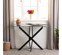 Seconique Sheldon Console Table in Black Seconique Black