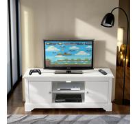 Seconique Stratford 2 Door TV Unit in White Seconique White