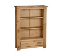 Seconique Tortilla 1 Drawer Bookcase - Distressed Waxed Pine