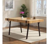 Treviso Dining Table Seconique Light Oak One Size