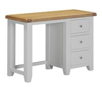 Seconique Windsor 3 Drawer Dressing Table (Fully Assembled) in Light Grey Seconique Light Grey