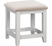 Seconique Windsor Dressing Table Stool Pebble Grey ( Fully Assembled )