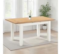 Seconique Windsor Extending Dining Table (Part Assembled) in Ivory Seconique Ivory